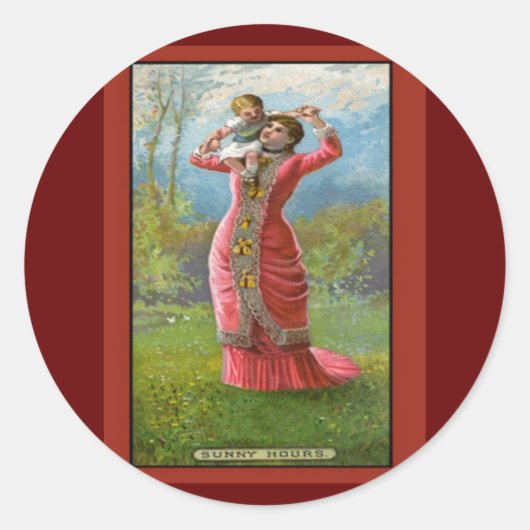 ヴィンテージマザーズデイサニーアワー ラウンドシール (正面)