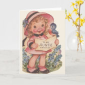 ヴィンテージマザーデイカードおばあちゃん カード (黄色い花)