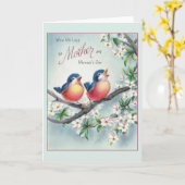 ヴィンテージマザーデイカード カード (黄色い花)