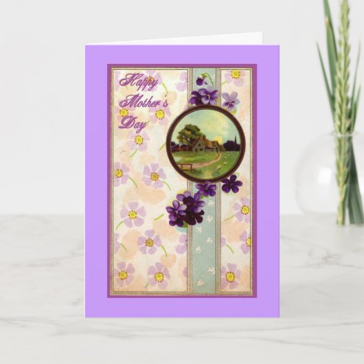 ヴィンテージマザーデイカード カード (正面)
