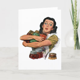 ヴィンテージマザー、主婦、キャニング・レトロ50年代 シーズンカード