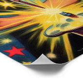 ヴィンテージマジシャンのピン留め ポスター (角)