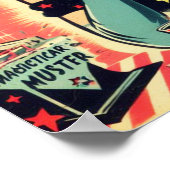 ヴィンテージマジシャンのピン留め ポスター (角)