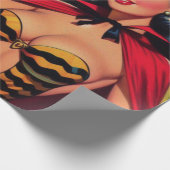 ヴィンテージマジシャンのピン留め ラッピングペーパー (角)