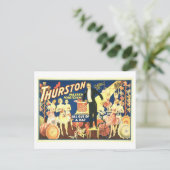 ヴィンテージマジシャンのポスター葉書 ポストカード (スタンド正面)