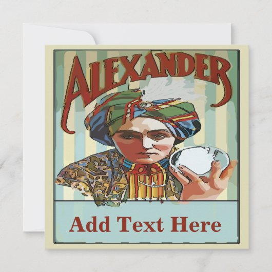 ヴィンテージマジシャンのポスター (正面)