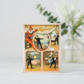 ヴィンテージマジシャンのポスター ポストカード (スタンド正面)