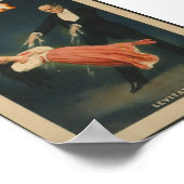 ヴィンテージマジシャンイラストレーション ポスター (角)