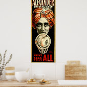 ヴィンテージマジシャンプレイビル1910 ポスター (キッチン)