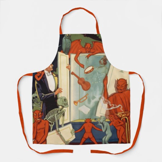 ヴィンテージマジシャン素晴らしカーター魔法法 エプロン (正面)