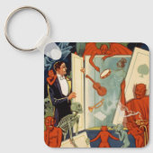 ヴィンテージマジシャン素晴らしカーター魔法法 キーホルダー (正面)