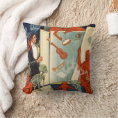 ヴィンテージマジシャン素晴らしカーター魔法法 クッション (ブランケット)