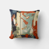 ヴィンテージマジシャン素晴らしカーター魔法法 クッション (正面)