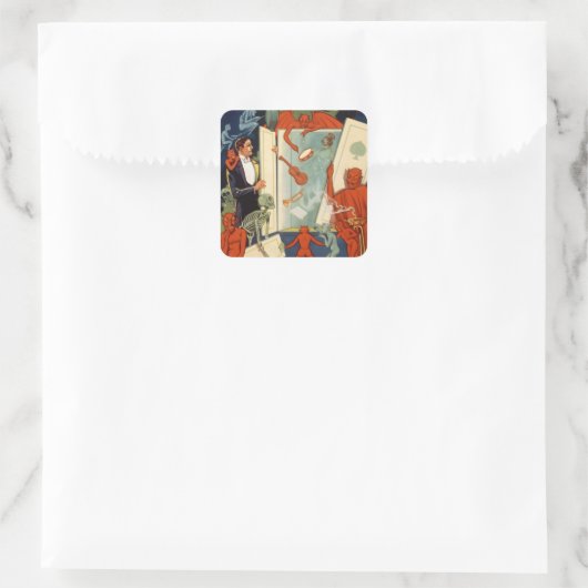 ヴィンテージマジシャン素晴らしカーター魔法法 スクエアシール (バッグ)