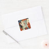 ヴィンテージマジシャン素晴らしカーター魔法法 スクエアシール (封筒)