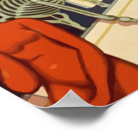 ヴィンテージマジシャン素晴らしカーター魔法法 ポスター (角)