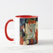 ヴィンテージマジシャン素晴らしカーター魔法法 マグカップ (左)