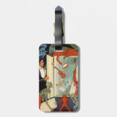 ヴィンテージマジシャン素晴らしカーター魔法法 ラゲッジタグ (裏面縦)