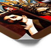 ヴィンテージマジシャン魔法ショーポスターアートコラージュ ポスター (角)