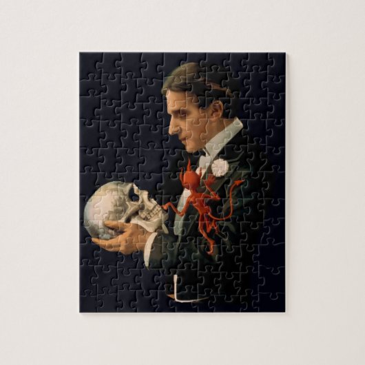 ヴィンテージマジシャン、サーストンホールディングアヒトスカル ジグソーパズル (縦)