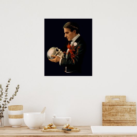 ヴィンテージマジシャン、サーストンホールディングアヒトスカル ポスター (キッチン)