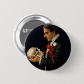 ヴィンテージマジシャン、サーストンホールディングアヒトスカル 缶バッジ (正面&裏面)