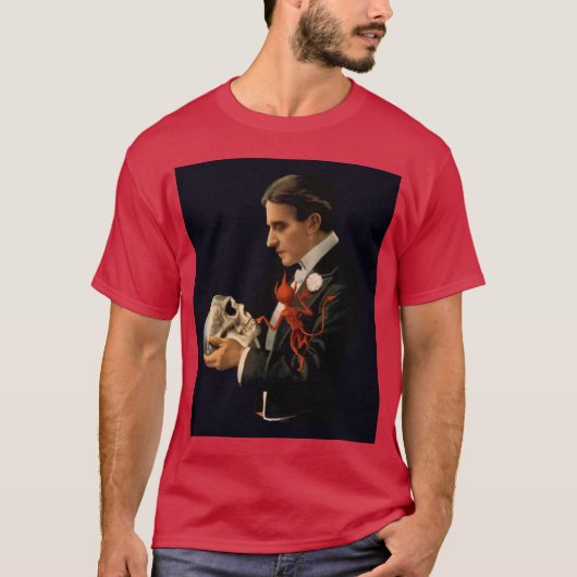 ヴィンテージマジシャン、サーストンホールディングアヒトスカル Tシャツ (正面)