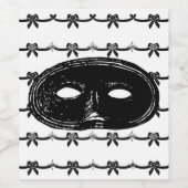 ヴィンテージマスカレードパーティーマスク ワインラベル (シングルラベル)