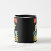 ヴィンテージマスターズ学位デザイン男性へ女性MBA マグカップ (中央)