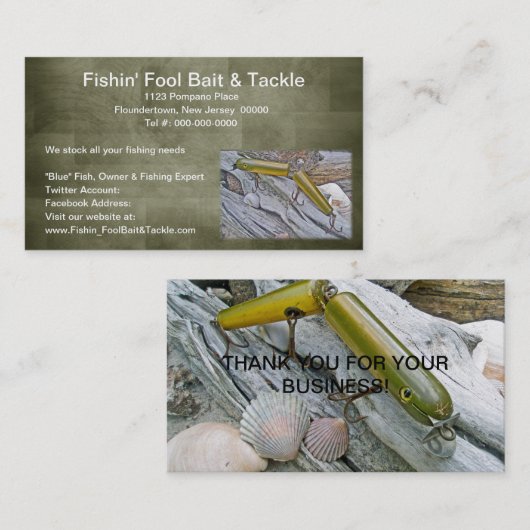 ヴィンテージマスタールージョイントウナギ 名刺 (正面/裏面)