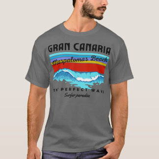 ヴィンテージマスパロマスビーチグランカナリアスペイン Tシャツ