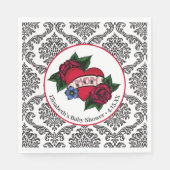 ヴィンテージマタトゥー紙ナプキンス スタンダードランチョンナプキン (正面)