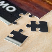 ヴィンテージマタドールメキシコ旅行広告 ジグソーパズル (側面)