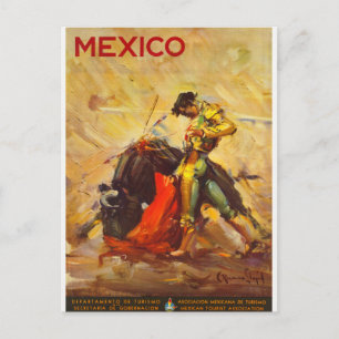 ヴィンテージマタドールメキシコ – メキシコ旅行観光 ポストカード