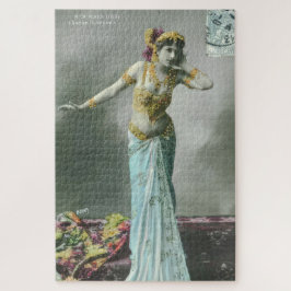 ヴィンテージマタハリ葉書 ジグソーパズル