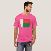 ヴィンテージマダガスカル国旗 Tシャツ (正面フル)