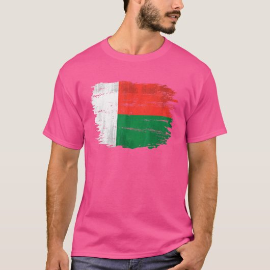 ヴィンテージマダガスカル国旗 Tシャツ (正面)