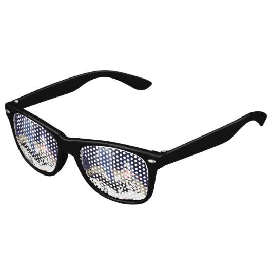 ヴィンテージマダムマラリア蚊成人パーティーシェード キッズサングラス (アングル)