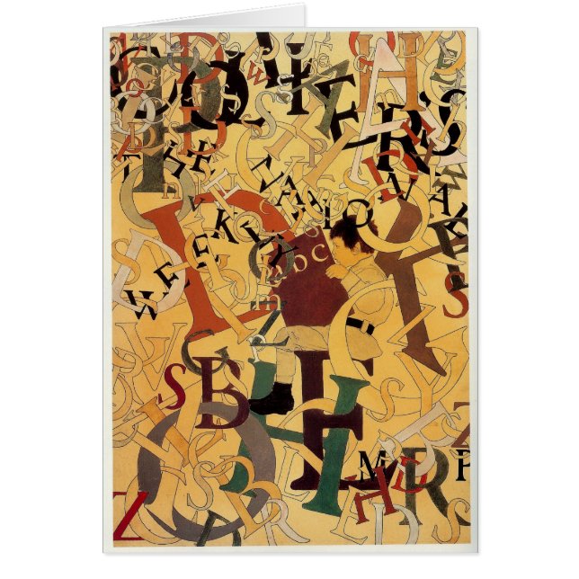 ヴィンテージマックスフィールドパリシュアルファベット (正面)