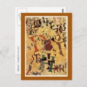 ヴィンテージマックスフィールドパリシュ'アルファベット' ポストカード (正面/裏面)