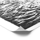 ヴィンテージマッコウクジラの漂白、海洋生物 ポスター (角)