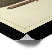 ヴィンテージマッコウクジラプリント ポスター (角)