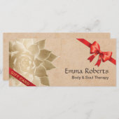 ヴィンテージマッサージセラピーロータスギフト券 (正面/裏面)