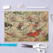 ヴィンテージマッシュルームエフェラデザインシリーズ3 薄葉紙 (クラフト)