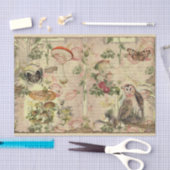 ヴィンテージマッシュルームエフェラデザインシリーズ6 薄葉紙 (クラフト)