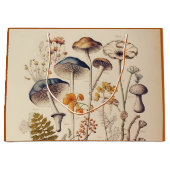 ヴィンテージマッシュルームナチュラリスト焼きオレンジ ラージペーパーバッグ (正面)