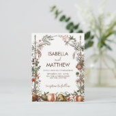 ヴィンテージマッシュルーム野花フェアコアフローラボホ 招待状 (スタンド正面)