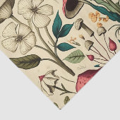 ヴィンテージマッシュルーム&フローラコレクションティッシュペーパー 薄葉紙 (詳細)