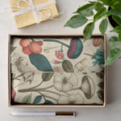 ヴィンテージマッシュルーム&フローラコレクションティッシュペーパー 薄葉紙 (ギフト)