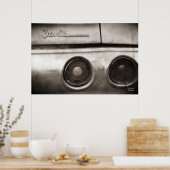 ヴィンテージマッスルカーのポスター ポスター (キッチン)